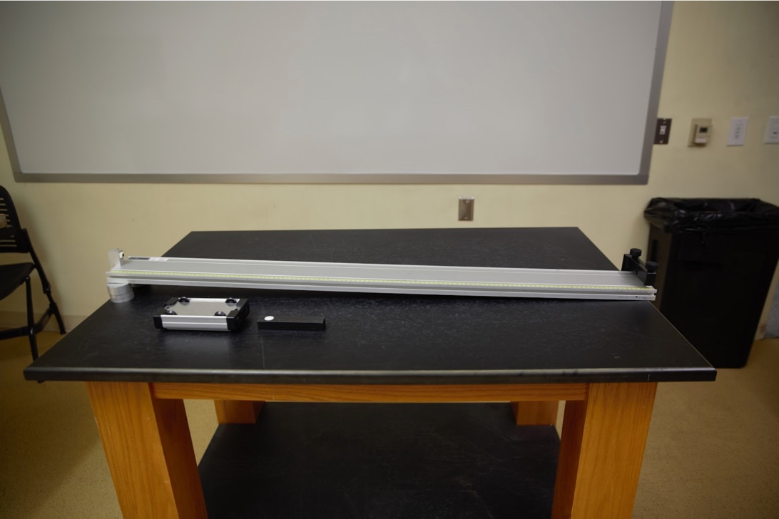 (1C20.30) Constant Acceleration of Cart on Pasco Track TAMU Physics